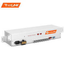 netLINK HTB-4E1-FS PDH光端机4路E1 4路2M光端机 百兆单纤20公里FC 机架式 双电源