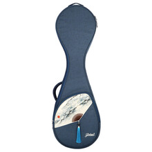 jinchuan国风印花琵琶包轻便琵琶琴包扇面琵琶乐器包琵琶用套袋子 藏蓝色