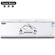 雪贝娜新款智能卧式冰柜商用大容量冷藏冷冻保温铜管商用展示柜 BD/BC-1888双压缩机（智能款） 铜管