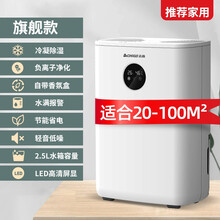志高（CHIGO）除湿机家用抽湿机除潮卧室吸潮器小型迷你静音室内干燥吸湿器 白色智能旗舰款