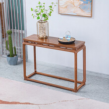 寻古红木家具非洲鸡翅木（学名：非洲崖豆木）条案供桌实木玄关桌新中式佛台香案端景台 长118*宽36*高80cm