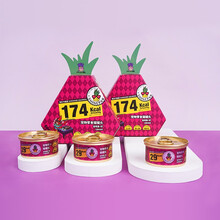 SHINEPAR菠萝三胖 猫罐头 控卡体态健美 金枪鱼虾鸡肉海燕鱼猫粮罐头  减肥 易消化 控卡猫粮 金枪鱼+虾口味罐头 50g*1罐