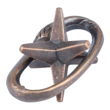 锌合金魔金puzzle魔锁鲁班锁益智玩具烧脑高难度魔球转针笼中星魔戒 星星