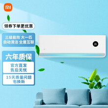 小米空调 小米互联网空调 大1匹 变频冷暖 新三级能效 智能自清洁 壁挂式卧室空调挂机 小米互联网空调（大1匹/变频/新三级能效）