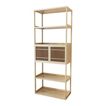 新中式1米8阳台禅意泡茶桌家用功夫原木色茶台几实木茶桌椅组合 配套柜子A 组装