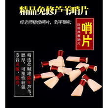 唢呐哨片 芦苇免修唢呐哨片唢呐哨子免修易发音免修哨片唢呐叫子 芦苇免修降E调【4个】带哨片盒