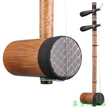 京胡乐器6704老紫竹黑檀轴京胡西皮二黄京剧 西皮F调