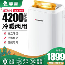 志高（CHIGO）可移动空调立式一体机1P免安装免排水便携式厨房卧室客厅 大2P冷暖（冷暖两用+品牌压缩机）