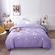 被套单件加厚斜纹磨毛全棉纯棉1.5m1.8m单人双人被罩床上用品套件 幽香入梦（单被套） 150X200（单被套）