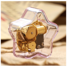 曲漾 发条音乐盒八音盒天空之城创意儿童生日礼物女生女友女孩小礼物 五角星紫( 天空之城)