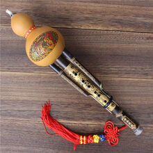 天然紫竹葫芦丝音准音质好c调降b调大人小孩学生初学葫芦丝乐器 三音紫竹葫芦丝F调+B套餐 天然葫芦天然紫竹