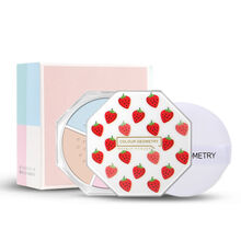 拉美拉八角四色散粉定妆粉 遮瑕持久控油隐形毛孔细致肌肤保湿晚安蜜粉提亮均匀肤色学生5076 03#幻彩雾面