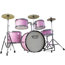一秒（ONESECOND）【2-5岁】【4-14岁】儿童初学培训班爵士鼓/架子鼓5鼓2镲/5鼓3嚓 5鼓3镲粉色YMCH0205(2-5岁）