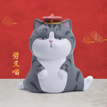 吾皇巴扎黑解压玩具慢回弹捏捏乐大人减压神器送女生男友发泄礼物 劈叉喵