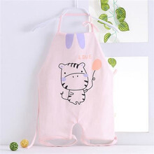 婴儿宝宝加夹棉睡觉护肚带连腿肚兜春夏四季防着凉踢被兜兜衣 气球猫加棉肚兜(粉) 73cm