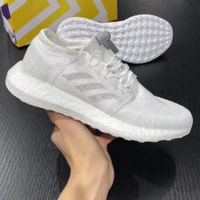 阿迪达斯 （adidas）跑步鞋男鞋春季秋PureBOOST缓震运动鞋轻便透气休闲鞋 F35787 42 (260mm)
