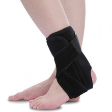 可孚踝关节支具脚踝固定崴脚扭伤护踝韧带术后保护医用康复器 踝部固定带 (8支绑带设计 铝条固定) S