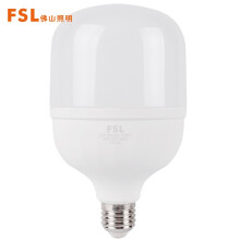 FSL佛山照明LED球泡家用灯泡节能灯柱形泡E27大螺口25W白光6500K光辉