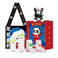 贝亲(Pigeon）国潮风新生儿喂养礼盒 奶瓶奶嘴礼盒