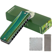 铃木SUZUKI 10孔布鲁斯口琴C调 专业演奏十孔口琴C-20