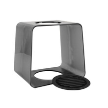 咖啡滤杯架 金属咖啡手冲架家用过滤杯架滤纸架V60架子防滑手冲咖啡架简易型 树脂黑色