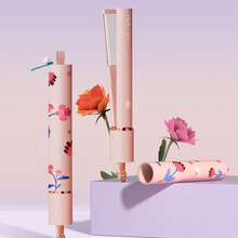 NOVUS诺为【次日达】迷你卷发棒刘海夹板小直卷两用便携直板夹熨板宿舍用mini女短发口红夹板卷发棒 插画款