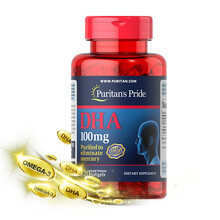 【美国进口】普丽普莱 DHA鱼油软胶囊 男女成人 天然提纯鱼油 120粒 100mgDHA
