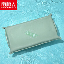 【凉而不冰】南极人家用夏季冰枕水枕物理降温神器儿童午睡制冷季冰枕头冰凉学生水枕婴儿防暑冰垫 绿色简约风