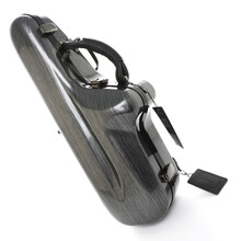 omebaige欧美佰格降B次中音萨克斯包防水箱包乐器盒手提包可双背 中音-黑拉丝 一个