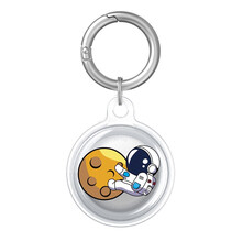 古尚派苹果AirTag保护套防摔airtags追踪器来图定制防丢器定位跟踪器钥匙扣硅胶保护壳卡通 AirTag【宇航员】