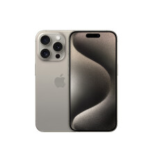 Apple iPhone 15 Pro(A3104)128GB 原色钛金属苹果手机(MV933CH/A / MTQ63CH/A)【JDS】【不拆不贴-可零出】