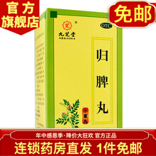 九芝堂 归脾丸120g（小蜜丸）养血安神益气健脾 心脾两虚失眠多梦 体虚乏力祛湿气中药丸剂 一盒【包邮价】