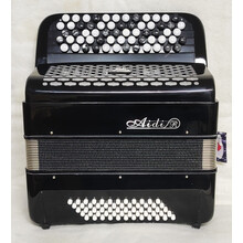 爱迪巴扬手风琴8/60/80/96/120贝B系统轻型键钮式风琴轻体琴定制款 60贝轻型巴扬纯黑色