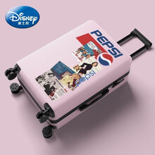 迪士尼（Disney）【新款】动漫卡通潮流男学生女网红ins小型行李箱大容量密码旅行箱拉杆箱 K-百事可乐-粉-P81 20寸(登机用)