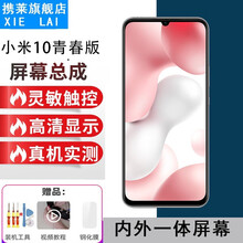 携莱适用红米10X/PRO屏幕总成维修手机小米10青春版内外显示触摸液晶玻璃4G/5G支持指纹 小米10青春 屏幕总成【不支持指纹】 拆机工具+教程+胶水
