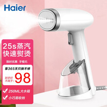 海尔（Haier）手持小型挂烫机 蒸汽电熨斗家用烫衣机差旅迷你便携式熨烫机 HY-GW2502W