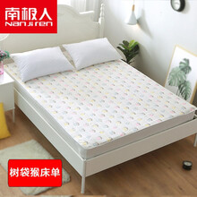 【品牌自营】南极人适合小孩尿床的纱布隔尿垫床单婴儿防水可洗超大号1.8m床垫儿童床笠纯棉透气夏天 床单树袋猴 100x180cm