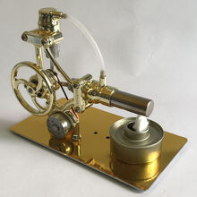 斯特林发动机模型发电机蒸汽机物理实验科普科学小制作小发明玩具发动机模型 L单单