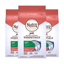 国际	美士（Nutro）美国进口成猫粮 三文鱼天然粮 布偶蓝猫橘猫加菲英短猫咪5磅*3/6.81kg
