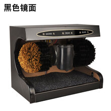 自动擦鞋机毛刷  立昌自动感应擦鞋机家用公用酒店大堂办公小型电动擦刷皮鞋机器 黑色镜面