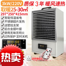 工业电暖风机大面积油漆房烘干养殖用大功率商用壁挂吹风式取暖器 标努 3KW/220V
