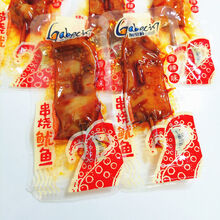 即食加贝鲜串烧鱿鱼串肉片开袋香辣味熟食250g海鲜小吃特产零食品 加贝鲜串鱿鱼1斤装