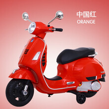 生日礼物儿童电动摩托车可坐人男孩宝宝幼儿小孩三轮车充电玩具电瓶童车抖音网红同款 大号中国红/双驱早教/音乐灯光