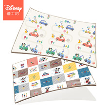 迪士尼xpe爬行垫加厚2cm婴幼儿童游戏垫 双面防护卡通宝宝爬行垫 米奇汽车