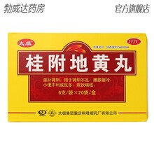 太极桂附地黄丸6g*20袋SXT用于肾阳不足腰膝痠冷小便不利 5盒装