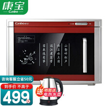 康宝（Canbo）茶具消毒柜 小型台式茶杯消毒 家用厨房碗柜 二星级高温 办公会议室茶水柜 桌面迷你 XDR20-A6X/RTP20A-6（高温消毒）