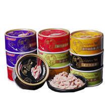 日本清怀石猫罐头80g*5罐zeppin白肉猫咪罐头成幼猫零食猫湿粮 鸡肉 6个月以上