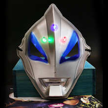 奥特曼面具赛罗欧布银河面具套装儿童发光玩具男孩蜘蛛侠 发光捷德奥特曼