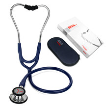 ERKA德国进口听诊器儿童双头听筒胎心灵巧双面听头jy 535亮光听头稳重海蓝色(收藏有礼)