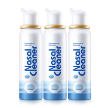 诺斯清 海盐水 洗鼻器 儿童成人婴儿适用鼻炎喷剂生理性盐水鼻腔喷雾 生理盐水喷鼻腔清洗护理 便携式 等渗80ml成人*3